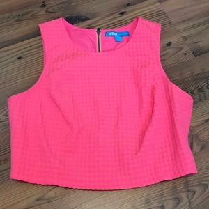L AMOUR CROP TOP!!! Bright pink
